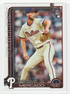 Michael Mercado RC - Philadelphia Phillies (MLB Baseball Card) 2025 Topps # 582 Mint