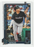 Jonah Bride - Miami Marlins (MLB Baseball Card) 2025 Topps # 585 Mint
