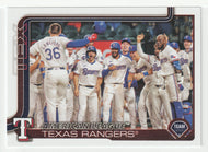 Texas Rangers Team Card (MLB Baseball Card) 2025 Topps # 593 Mint