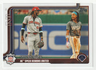 Elly De La Cruz - CJ Abrams - Think Fast (MLB Baseball Card) 2025 Topps # 639 Mint