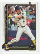 Isaac Collins RC - Milwaukee Brewers (MLB Baseball Card) 2025 Topps # 657 Mint