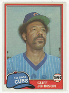 Cliff Johnson - Chicago Cubs (MLB Baseball Card) 1981 Topps # 17 Mint