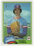 Danny Darwin - Texas Rangers (MLB Baseball Card) 1981 Topps # 22 Mint