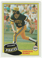 Enrique Romo - Pittsburgh Pirates (MLB Baseball Card) 1981 Topps # 28 Mint