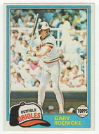 Gary Roenicke - Baltimore Orioles (MLB Baseball Card) 1981 Topps # 37 Mint