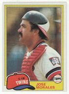 Jose Morales - Minnesota Twins (MLB Baseball Card) 1981 Topps # 43 Mint