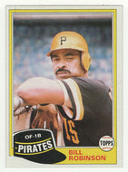 Bill Robinson - Pittsburgh Pirates (MLB Baseball Card) 1981 Topps # 51 Mint