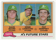 Dave Beard RC - Ernie Camacho RC - Pat Dempsey RC - Oakland Athletics - Future Stars (MLB Baseball Card) 1981 Topps # 96 Mint