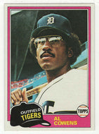 Al Cowens - Detroit Tigers (MLB Baseball Card) 1981 Topps # 123 Mint
