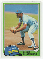 Chris Chambliss - Atlanta Braves (MLB Baseball Card) 1981 Topps # 155 Mint