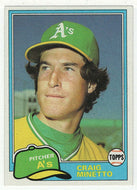 Craig Minetto - Oakland Athletics (MLB Baseball Card) 1981 Topps # 316 Mint