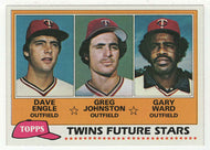 Dave Engle RC - Greg Johnston - Gary Ward - Minnesota Twins - Future Stars (MLB Baseball Card) 1981 Topps # 328 Mint