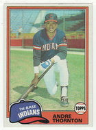 Andre Thornton - Cleveland Indians (MLB Baseball Card) 1981 Topps # 388 Mint