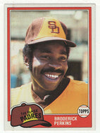 Broderick Perkins - San Diego Padres (MLB Baseball Card) 1981 Topps # 393 Mint