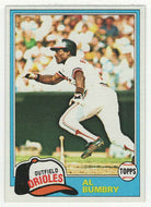 Al Bumbry - Baltimore Orioles (MLB Baseball Card) 1981 Topps # 425 Mint