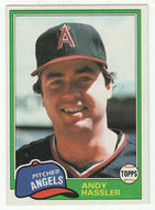 Andy Hassler - California Angels (MLB Baseball Card) 1981 Topps # 454 Mint