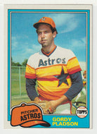 Gordy Pladson RC - Houston Astros (MLB Baseball Card) 1981 Topps # 491 Mint
