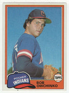 Bob Owchinko - Cleveland Indians (MLB Baseball Card) 1981 Topps # 536 Mint