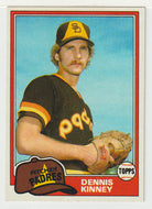 Dennis Kinney RC - San Diego Padres (MLB Baseball Card) 1981 Topps # 599 Mint
