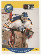 Clint Malarchuk - Buffalo Sabres (NHL Hockey Card) 1990-91 Pro Set # 25 Mint