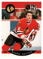 Duane Sutter - Chicago Blackhawks (NHL Hockey Card) 1990-91 Pro Set # 61 Mint