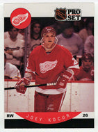 Joey Kocur RC - Detroit Red Wings (NHL Hockey Card) 1990-91 Pro Set # 73 Mint