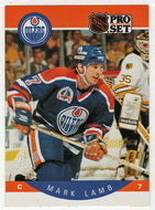 Mark Lamb - Edmonton Oilers (NHL Hockey Card) 1990-91 Pro Set # 88 Mint
