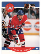 Stephane Richer - Montreal Canadiens (NHL Hockey Card) 1990-91 Pro Set # 156 Mint
