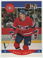 Bobby Smith - Montreal Canadiens (NHL Hockey Card) 1990-91 Pro Set # 160 Mint