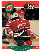 Peter Stastny - New Jersey Devils (NHL Hockey Card) 1990-91 Pro Set # 175 Mint