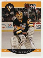 Tom Barrasso - Pittsburgh Penguins (NHL Hockey Card) 1990-91 Pro Set # 227 Mint