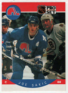 Joe Sakic - Quebec Nordiques (NHL Hockey Card) 1990-91 Pro Set # 257 Mint