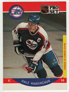 Dale Hawerchuk - Winnipeg Jets (NHL Hockey Card) 1990-91 Pro Set # 330 Mint