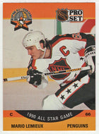 Mario Lemieux - Pittsburgh Penguins - All Star Game (NHL Hockey Card) 1990-91 Pro Set # 362 Mint