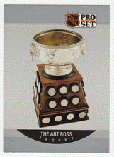 Load image into Gallery viewer, Art Ross Trophy - Wayne Gretzky - Los Angeles Kings (NHL Hockey Card) 1990-91 Pro Set # 388 Mint
