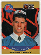 Owen Nolan RC - Quebec Nordiques (NHL Hockey Card) 1990-91 Pro Set # 401 Mint