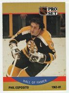 Phil Esposito - Boston Bruins - Hall of Famer (NHL Hockey Card) 1990-91 Pro Set # 403 Mint