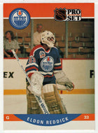 Eldon Reddick RC - Edmonton Oilers (NHL Hockey Card) 1990-91 Pro Set # 445 Mint