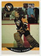 Wendell Young RC - Pittsburgh Penguins (NHL Hockey Card) 1990-91 Pro Set # 512 Mint