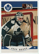 Jeff Reese RC - Toronto Maple Leafs (NHL Hockey Card) 1990-91 Pro Set # 540 Mint