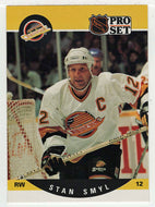 Stan Smyl - Vancouver Canucks (NHL Hockey Card) 1990-91 Pro Set # 548 Mint