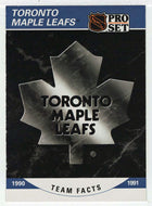 Toronto Maple Leafs Logo (NHL Hockey Card) 1990-91 Pro Set # 583 Mint
