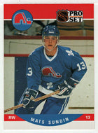 Mats Sundin RC - Quebec Nordiques (NHL Hockey Card) 1990-91 Pro Set # 636 Mint