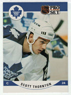 Scott Thornton RC - Toronto Maple Leafs (NHL Hockey Card) 1990-91 Pro Set # 640 Mint