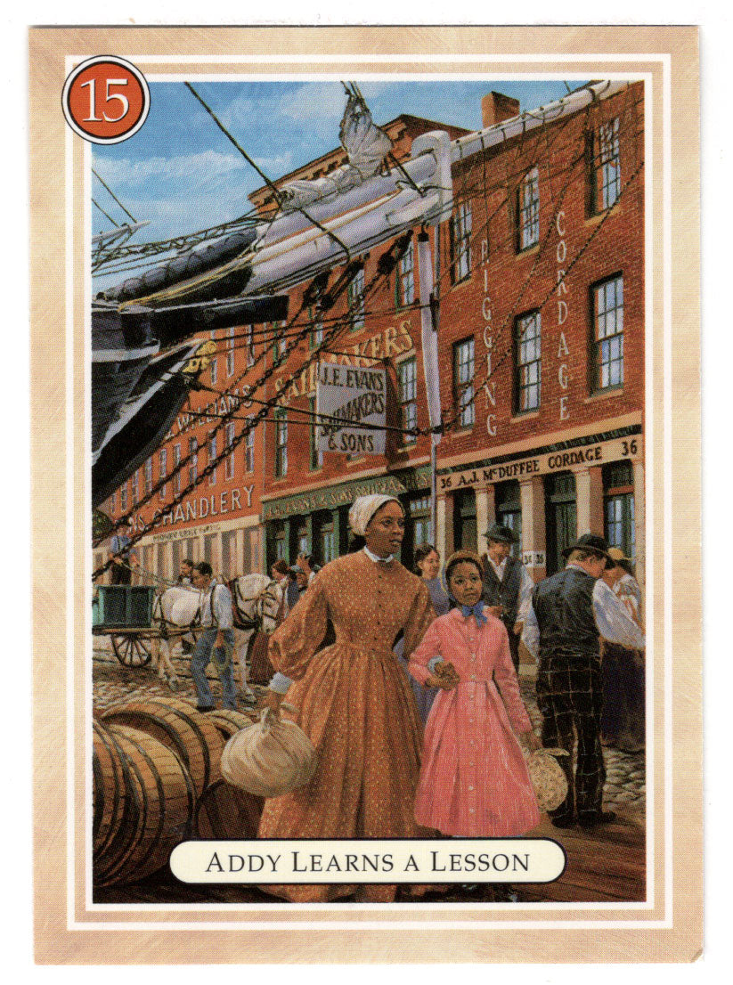 Addy - Learning a Lesson - The Pier - American Girl (Trading Card) # 15 - 1994 Pleasant Company - Mint