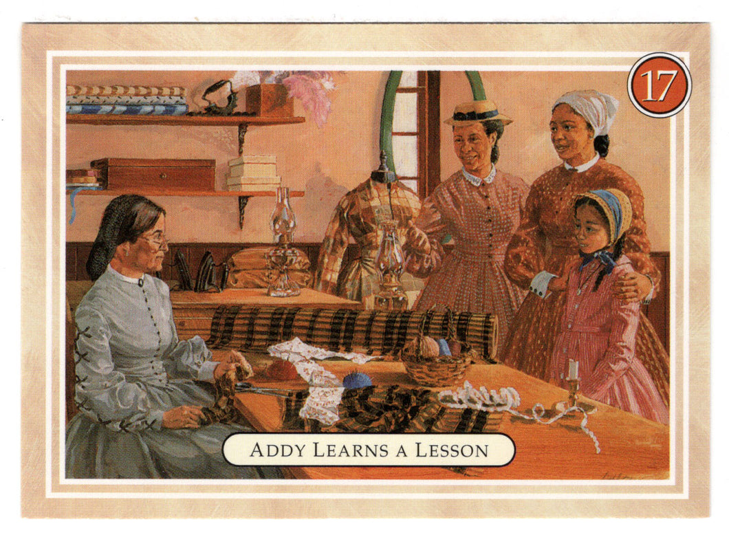 Addy - Learning a Lesson - A Job for Momma - American Girl (Trading Card) # 17 - 1994 Pleasant Company - Mint