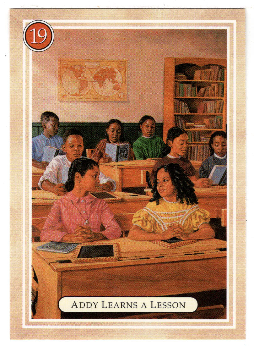 Addy - Learning a Lesson - Harriet Davis - American Girl (Trading Card) # 19 - 1994 Pleasant Company - Mint