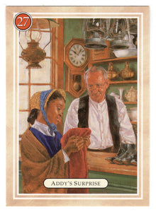 Addy - Surprise - The Scarf - American Girl (Trading Card) # 27 - 1994 Pleasant Company - Mint