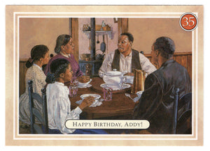 Addy - Happy Birthday - Suppertime - American Girl (Trading Card) # 35 - 1994 Pleasant Company - Mint