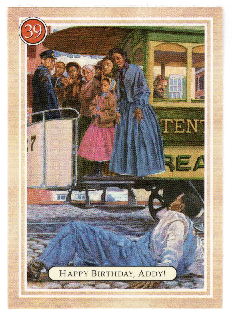 Addy - Happy Birthday - The Streetcar - American Girl (Trading Card) # 39 - 1994 Pleasant Company - Mint